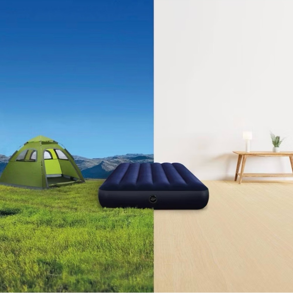 Blue Inflatable Mattress Cover